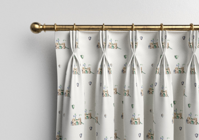 Jurassic Joust, Castle Guard Knightly - Made to Measure Curtains - Image 11